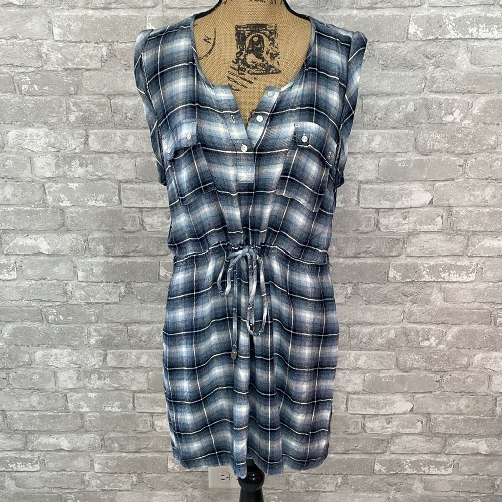Miami Plaid Soft Lightweight Flannel Dress